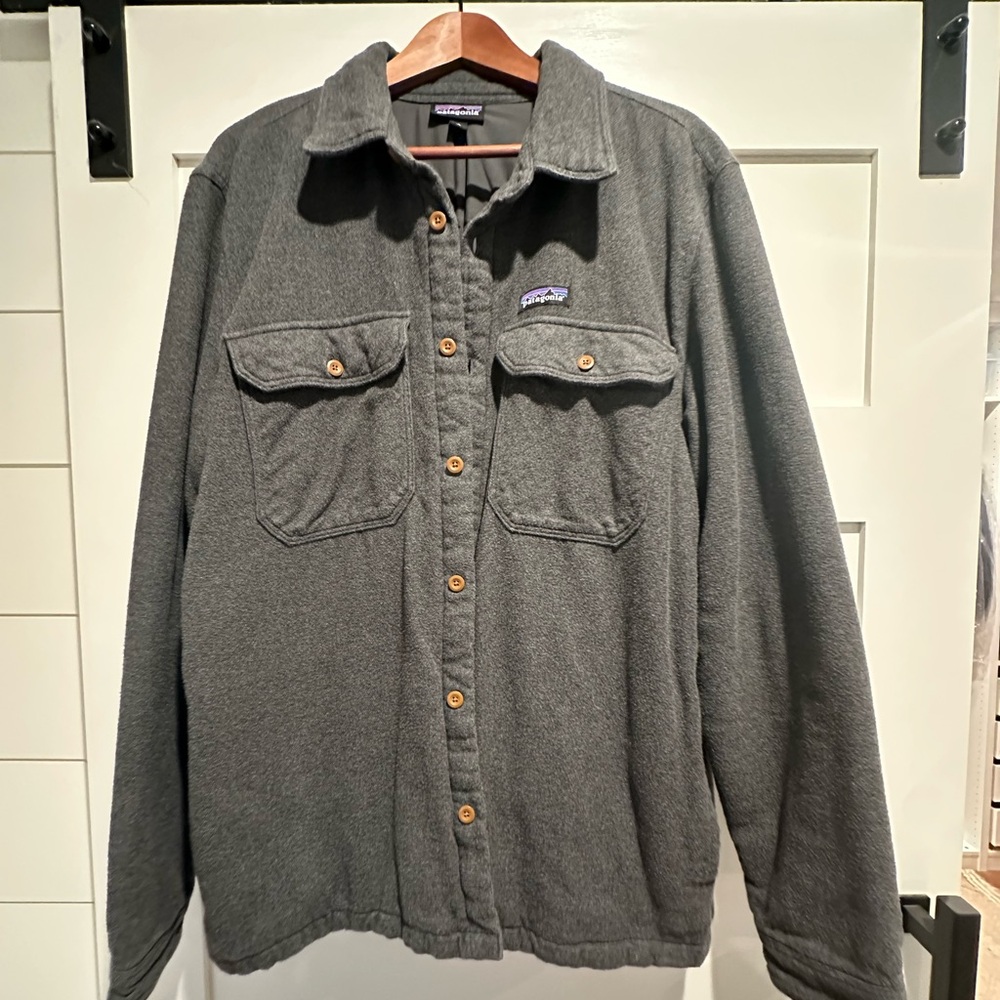 Patagonia Charcoal Fleece Jacket